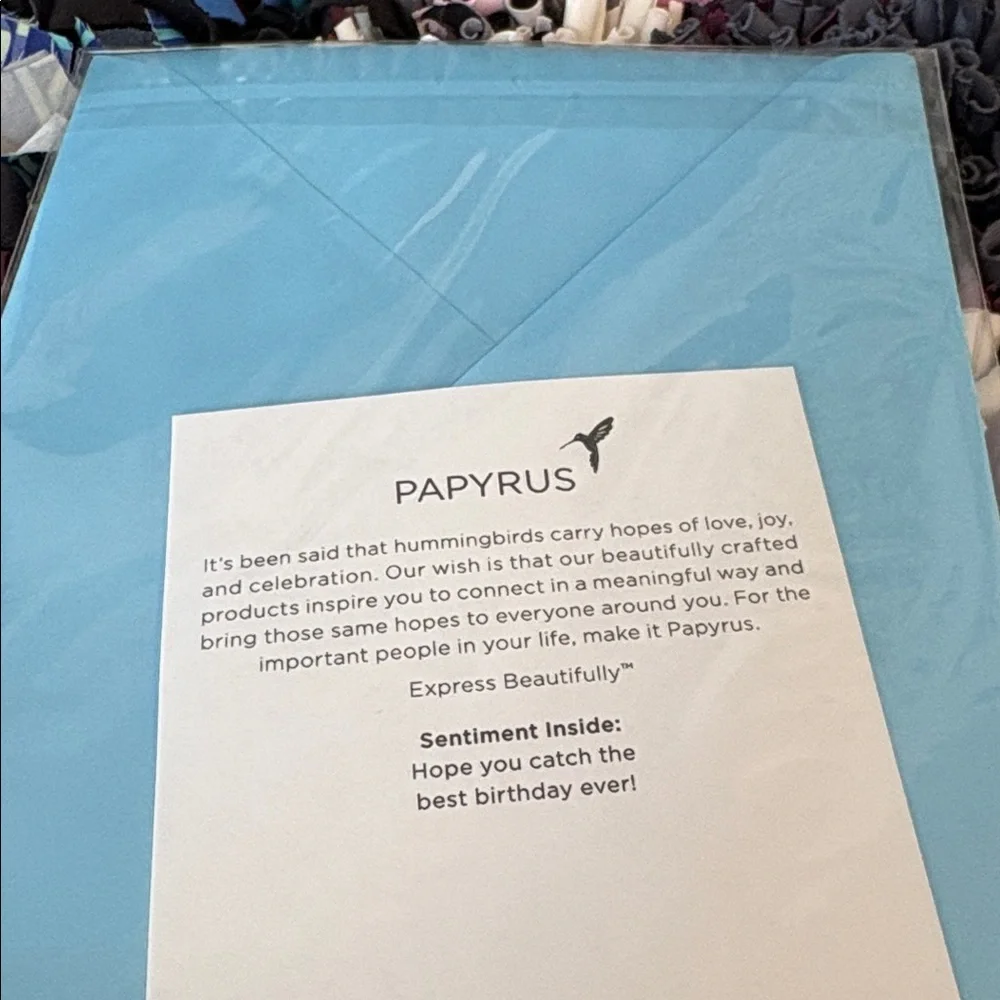 🆕Papyrus Fishing Birthday Greeting Card